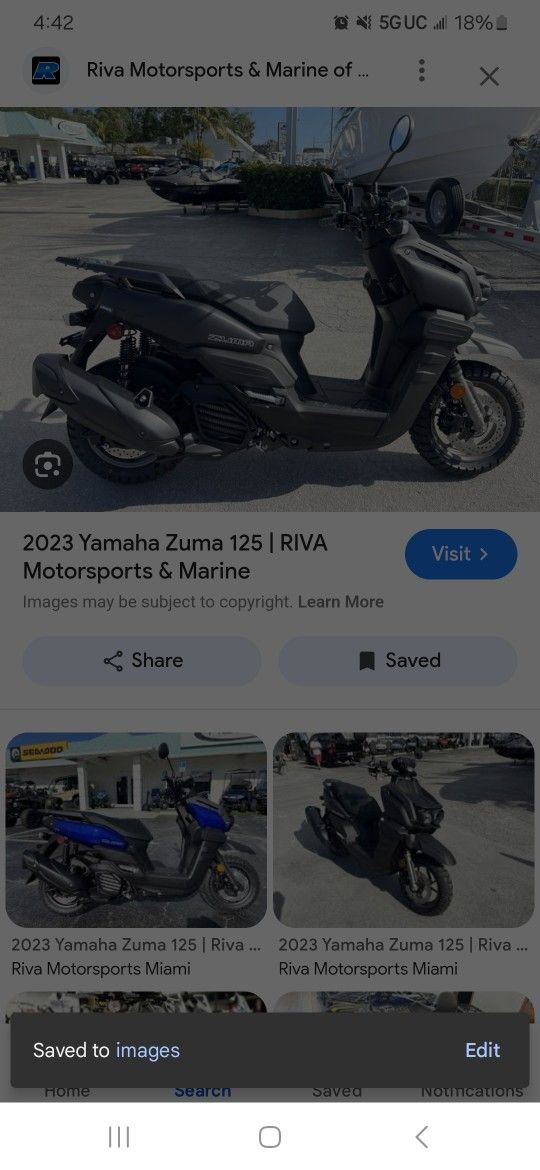 2023 Yamaha Zuma 125