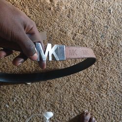 mk Michael kors belt brown reversible