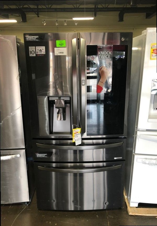 LG Dark Stainless Counter Depth French Door Refrigerator 9D 