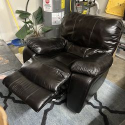 Leather Recliner 