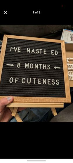 Felt letter board