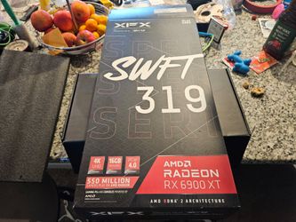 AMD xfx 6900xt graphics card