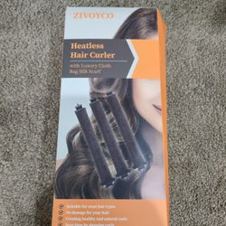 Heatless Overnight Blowout Curls with Cloth Bag Scarf, Heatless Headband to Sleep In