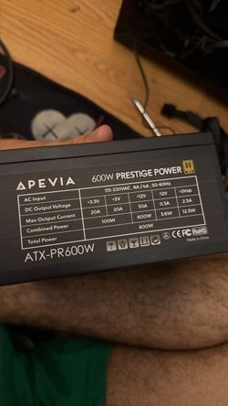 Apevia ATX-PR600W 600W 80 Plus Gold PSU