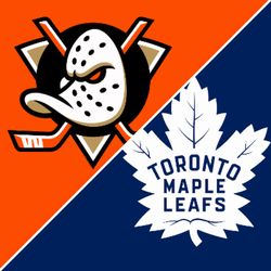 Anaheim ducks vs Toronto Maple Leafs at Anaheim