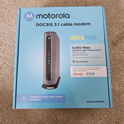 Motorola DOCSIS 3.1 Cable Modem Model MB8600