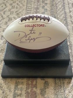 football autographed  Dante Culpepper with COA