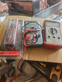Multimeter, Craftsman,  82082, 82015, Craftsman new leads, all 3, E MESA
