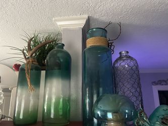 Glass jars and bottles