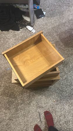 Wooden nightstand