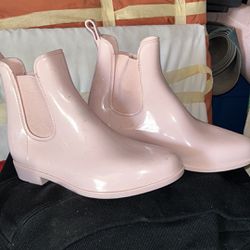Pink Rain Boots - New-