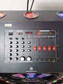Maxpower 2.0CH Big Power Professional Mixer Speaker