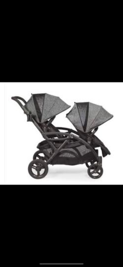 Like New In Box Contour Options Elite Tandem (Double) Stroller Pram Twins Siblings $125 Obo