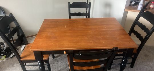 Wood Dining Table Set