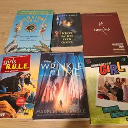 6 Girls Books Magic Tree House A Wrinkle In Time