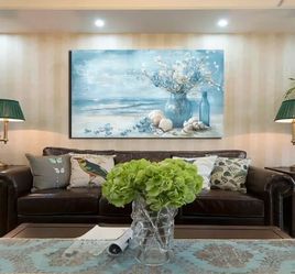 Palm Tempered Glass Kitchen Splash Panel / Backsplash (30” x 20”)