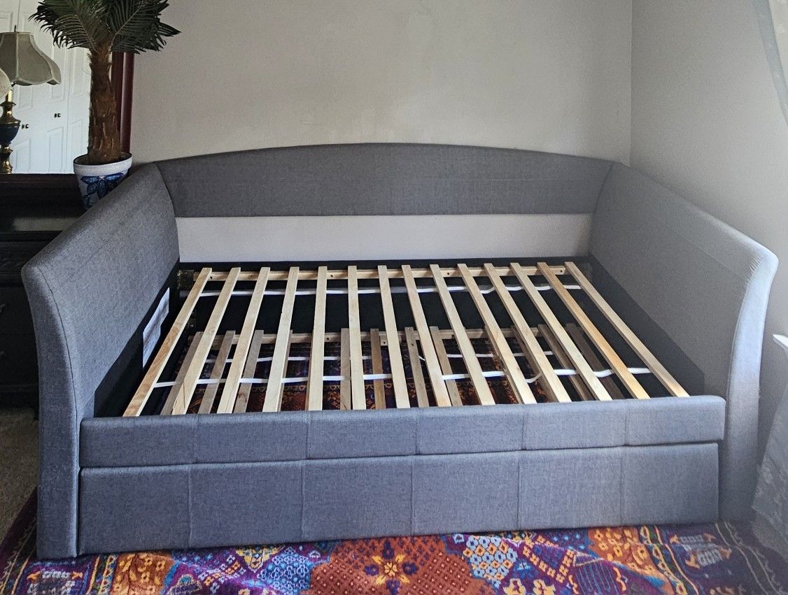 Grey twin day bed