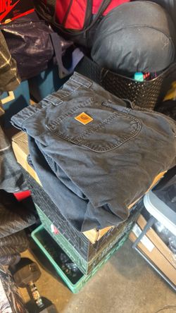2 Used Carhartt pants 38x36