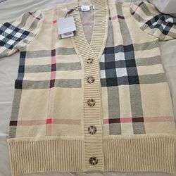 Authentic Burberry Cardigan 