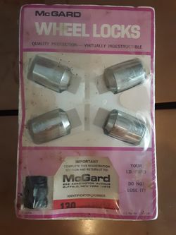 Original wheel locks unopened