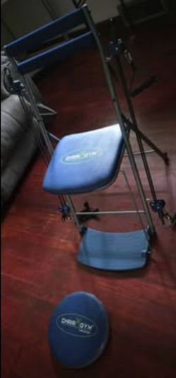 Chair Gym Total Body Workout System with Twister Disc Accessory