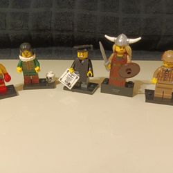 Lego Minifigs. Biking Woman, Boxer, Graduate, Detective And Thespian/Actor. $8 Each