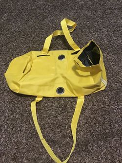 Waterproof carrier for small dog or cat with handles