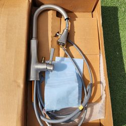 Kohler Moen Kitchen Pullout Stainless One Handle High Arc Faucet