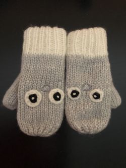 Owl mittens fits 4-5 year old