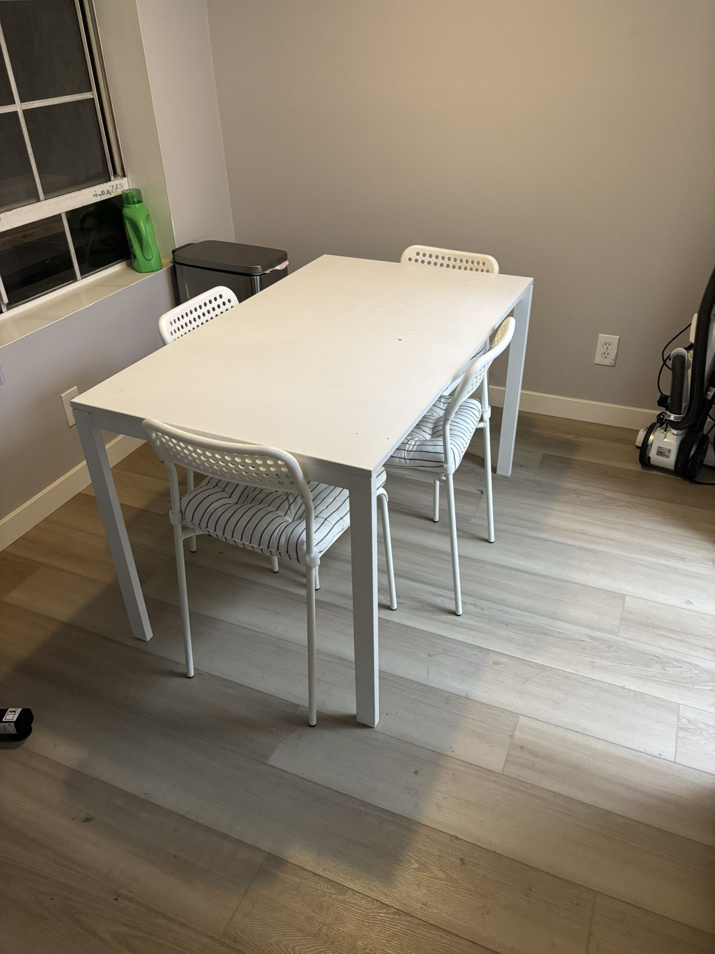 White IKEA Table