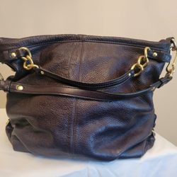 Brown Leather Coach Purse