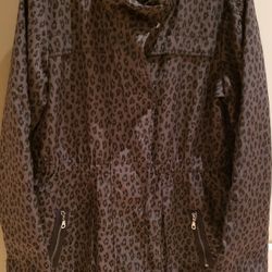 NEW! Women's Animal Print Rain Jacket.