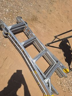 Gorilla 18ft Multi-Position Ladder (300 lbs capacity) + 2 Small Ladders Bundle