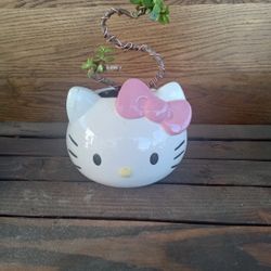 Hello Kitty 1 Gal Pot With Bonsai Plant 