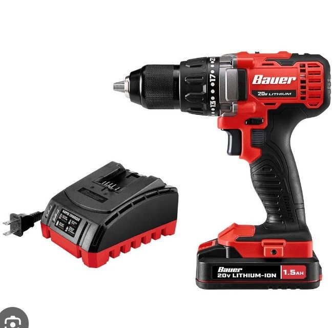 Bauer 20V Brushless Hammer Drill Kit