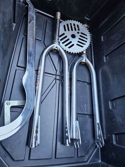 Vintage BMX clunker parts.