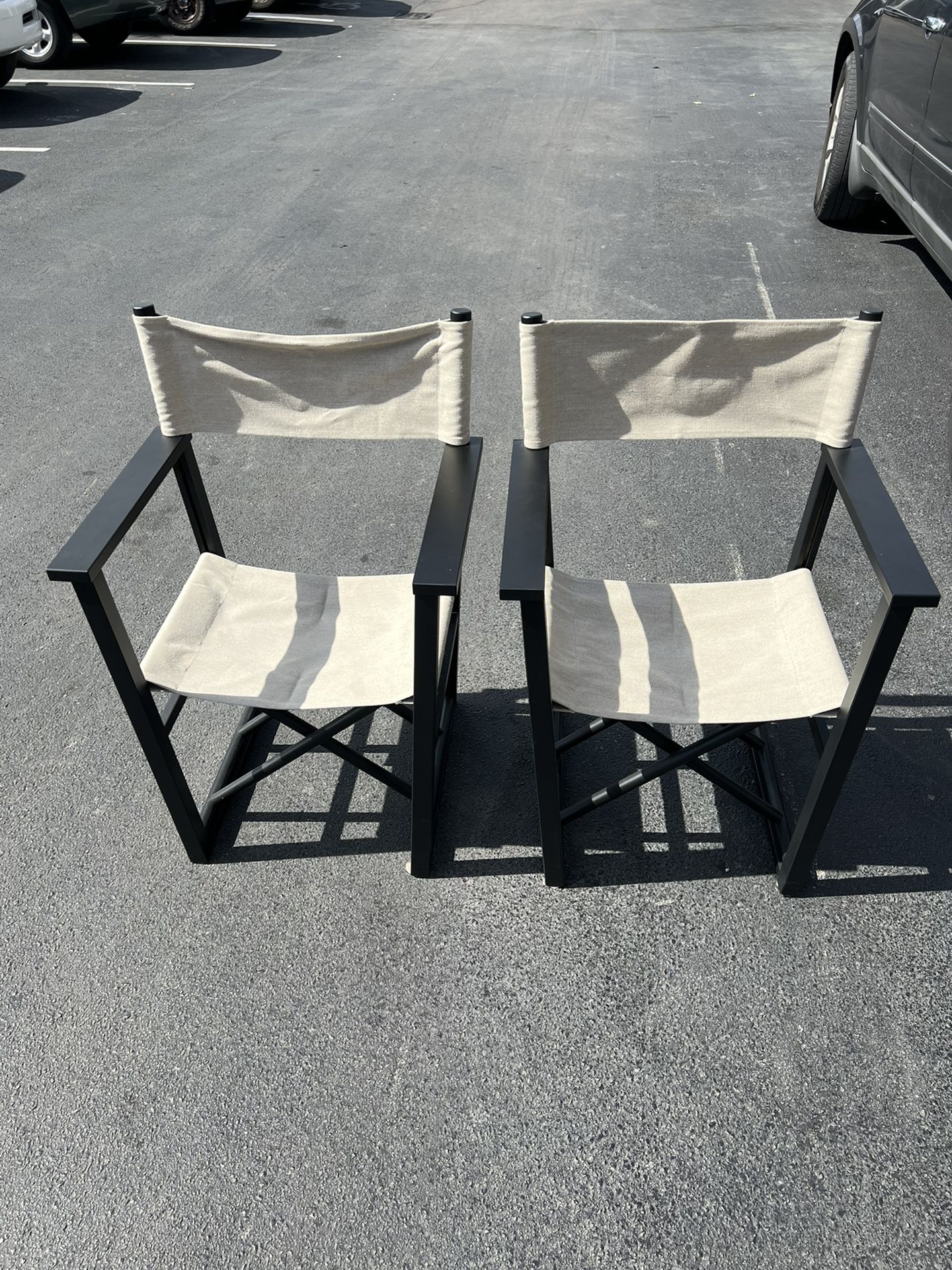 Pair Of IKEA Directors Chairs