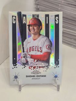 Shohei Ohtani Angels dodgers topps chrome refractor
