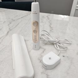 USED Philips Sonicare ExpertResults Electric Toothbrush HX751G w/ Case + Charger