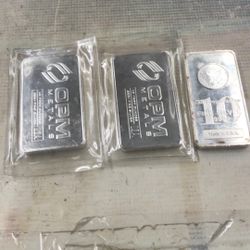 10oz  Silver Bars