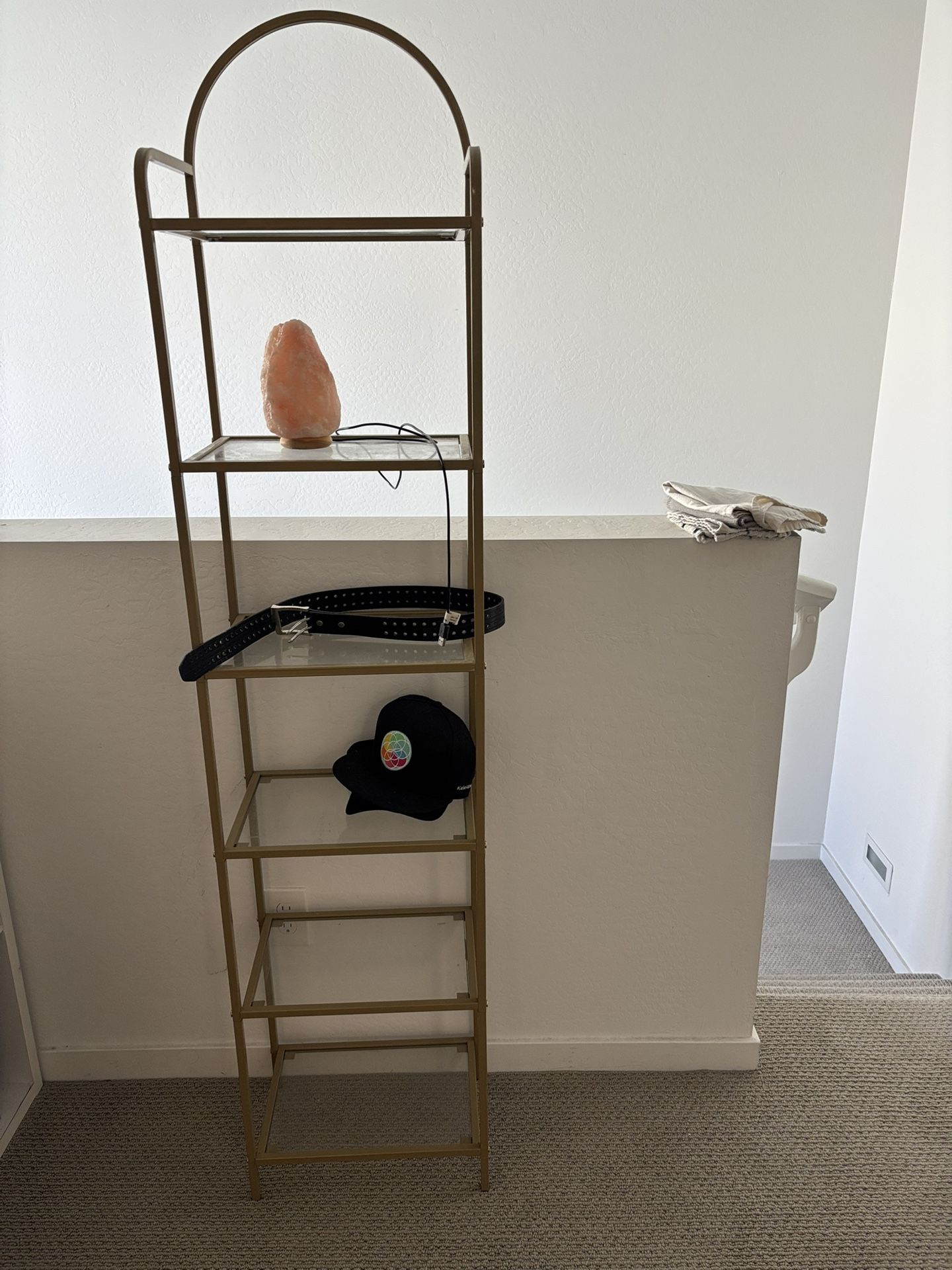 Brass Bookshelf