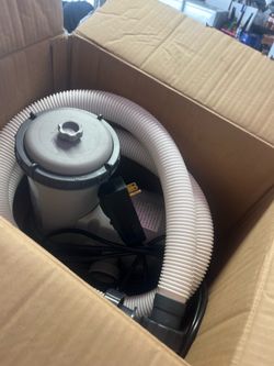 Above Ground Pool Filter Pump with Hose