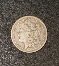 1890-CC Morgan Silver Dollar – Carson City Mint – Key Date