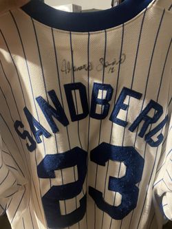 Cubs jersey signed by Alfonso Soriano there's proof in one of the pics for  Sale in Burbank, IL - OfferUp