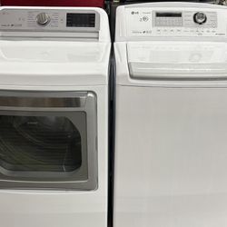 Lg Top load Washer And Dryer 