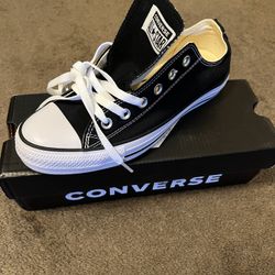 Low Top Black Converse ALL ⭐️ STAR Sneakers (Unisex)