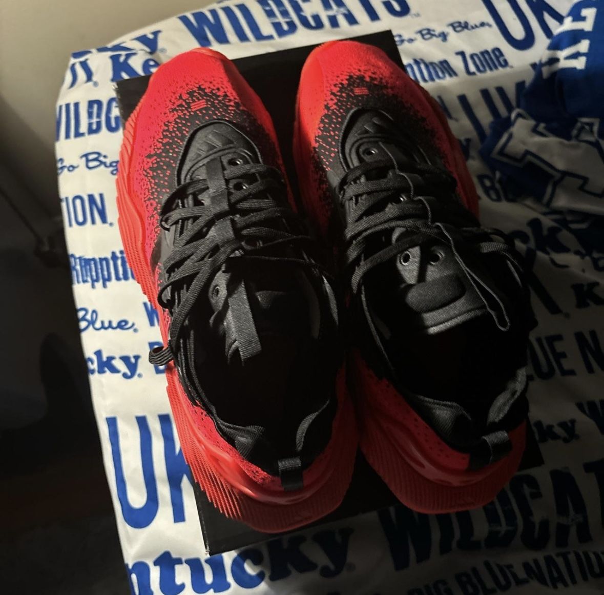 Trae Young Three Red And Black Size 13
