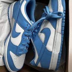 Nike Dunk Low GS UNC Dunk University Blue White Shoes CW1590-103 Youth Size 6 Youth