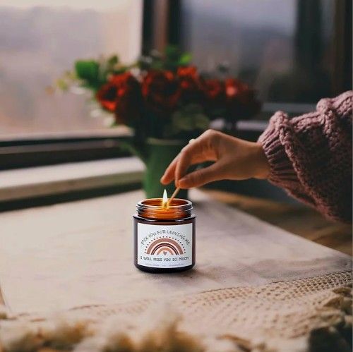 Moving Going Away Gift Candle