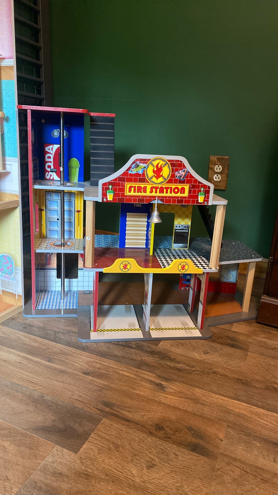 Kids Fireman Doll House